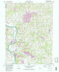 Adamsville Ohio Historical topographic map, 1:24000 scale, 7.5 X 7.5 Minute, Year 1994