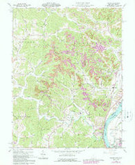 Addison Ohio Historical topographic map, 1:24000 scale, 7.5 X 7.5 Minute, Year 1960