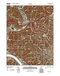 Addyston Ohio Historical topographic map, 1:24000 scale, 7.5 X 7.5 Minute, Year 2010