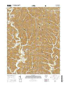 Aid Ohio Current topographic map, 1:24000 scale, 7.5 X 7.5 Minute, Year 2016