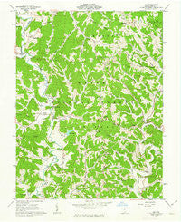 Aid Ohio Historical topographic map, 1:24000 scale, 7.5 X 7.5 Minute, Year 1961