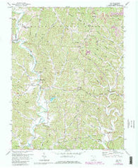 Aid Ohio Historical topographic map, 1:24000 scale, 7.5 X 7.5 Minute, Year 1972