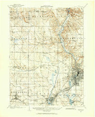 Akron Ohio Historical topographic map, 1:62500 scale, 15 X 15 Minute, Year 1903