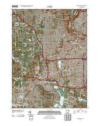 Akron West Ohio Historical topographic map, 1:24000 scale, 7.5 X 7.5 Minute, Year 2010