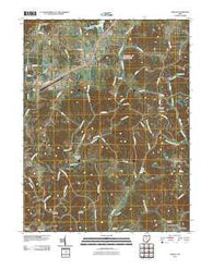 Albany Ohio Historical topographic map, 1:24000 scale, 7.5 X 7.5 Minute, Year 2010