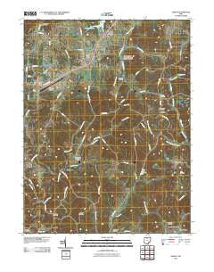Albany Ohio Historical topographic map, 1:24000 scale, 7.5 X 7.5 Minute, Year 2010