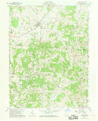 Albany Ohio Historical topographic map, 1:24000 scale, 7.5 X 7.5 Minute, Year 1960