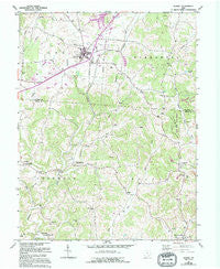 Albany Ohio Historical topographic map, 1:24000 scale, 7.5 X 7.5 Minute, Year 1960
