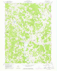 Alfred Ohio Historical topographic map, 1:24000 scale, 7.5 X 7.5 Minute, Year 1960