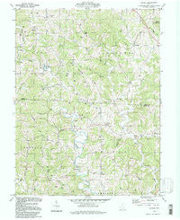 Alfred Ohio Historical topographic map, 1:24000 scale, 7.5 X 7.5 Minute, Year 1994