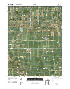 Alger Ohio Historical topographic map, 1:24000 scale, 7.5 X 7.5 Minute, Year 2010