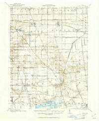 Alger Ohio Historical topographic map, 1:62500 scale, 15 X 15 Minute, Year 1913