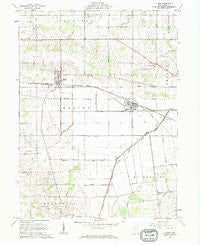 Alger Ohio Historical topographic map, 1:24000 scale, 7.5 X 7.5 Minute, Year 1961