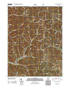 Allensville Ohio Historical topographic map, 1:24000 scale, 7.5 X 7.5 Minute, Year 2011