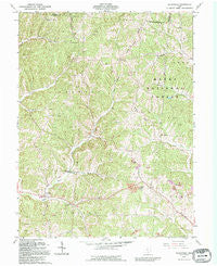 Allensville Ohio Historical topographic map, 1:24000 scale, 7.5 X 7.5 Minute, Year 1992