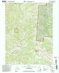 Allensville Ohio Historical topographic map, 1:24000 scale, 7.5 X 7.5 Minute, Year 2002