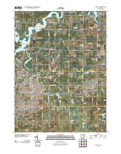 Alliance Ohio Historical topographic map, 1:24000 scale, 7.5 X 7.5 Minute, Year 2010