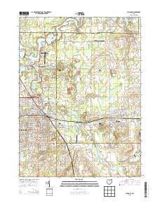 Alliance Ohio Historical topographic map, 1:24000 scale, 7.5 X 7.5 Minute, Year 2013