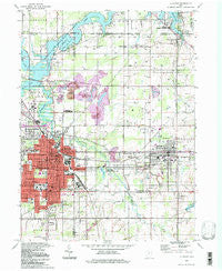 Alliance Ohio Historical topographic map, 1:24000 scale, 7.5 X 7.5 Minute, Year 1994