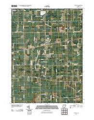 Alvada Ohio Historical topographic map, 1:24000 scale, 7.5 X 7.5 Minute, Year 2010