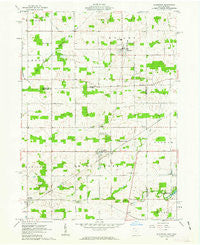 Alvordton Ohio Historical topographic map, 1:24000 scale, 7.5 X 7.5 Minute, Year 1961