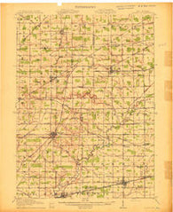 Alvordton Ohio Historical topographic map, 1:62500 scale, 15 X 15 Minute, Year 1913