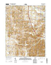 Amanda Ohio Historical topographic map, 1:24000 scale, 7.5 X 7.5 Minute, Year 2013