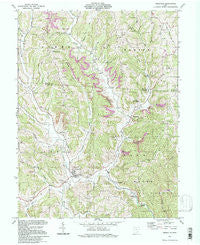 Amesville Ohio Historical topographic map, 1:24000 scale, 7.5 X 7.5 Minute, Year 1994