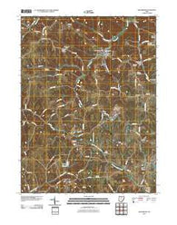 Amsterdam Ohio Historical topographic map, 1:24000 scale, 7.5 X 7.5 Minute, Year 2010