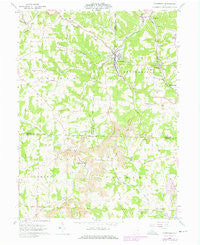 Amsterdam Ohio Historical topographic map, 1:24000 scale, 7.5 X 7.5 Minute, Year 1960