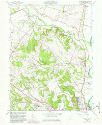 Andersonville Ohio Historical topographic map, 1:24000 scale, 7.5 X 7.5 Minute, Year 1961