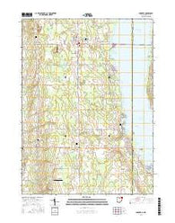 Andover Ohio Current topographic map, 1:24000 scale, 7.5 X 7.5 Minute, Year 2016