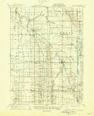 Andover Ohio Historical topographic map, 1:62500 scale, 15 X 15 Minute, Year 1907