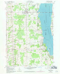 Andover Ohio Historical topographic map, 1:24000 scale, 7.5 X 7.5 Minute, Year 1959
