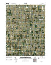 Ansonia Ohio Historical topographic map, 1:24000 scale, 7.5 X 7.5 Minute, Year 2010