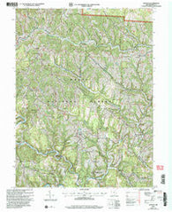 Antioch Ohio Historical topographic map, 1:24000 scale, 7.5 X 7.5 Minute, Year 2002