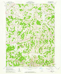 Antrim Ohio Historical topographic map, 1:24000 scale, 7.5 X 7.5 Minute, Year 1962