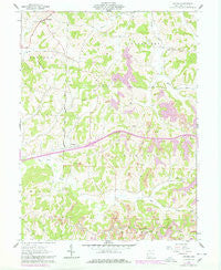 Antrim Ohio Historical topographic map, 1:24000 scale, 7.5 X 7.5 Minute, Year 1962