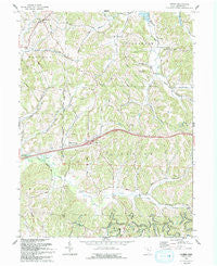 Antrim Ohio Historical topographic map, 1:24000 scale, 7.5 X 7.5 Minute, Year 1993