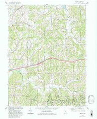 Antrim Ohio Historical topographic map, 1:24000 scale, 7.5 X 7.5 Minute, Year 1994