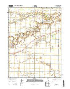 Antwerp Ohio Historical topographic map, 1:24000 scale, 7.5 X 7.5 Minute, Year 2013