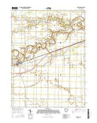 Antwerp Ohio Current topographic map, 1:24000 scale, 7.5 X 7.5 Minute, Year 2016