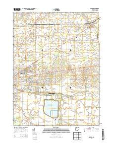 Arcadia Ohio Historical topographic map, 1:24000 scale, 7.5 X 7.5 Minute, Year 2013