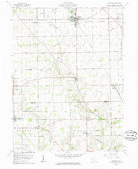 Arcanum Ohio Historical topographic map, 1:24000 scale, 7.5 X 7.5 Minute, Year 1961