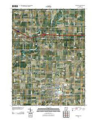 Archbold Ohio Historical topographic map, 1:24000 scale, 7.5 X 7.5 Minute, Year 2010