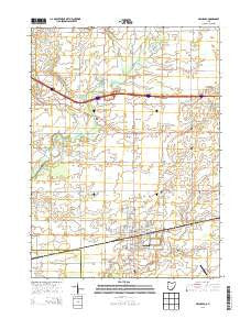 Archbold Ohio Historical topographic map, 1:24000 scale, 7.5 X 7.5 Minute, Year 2013