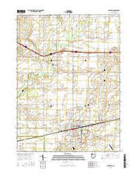 Archbold Ohio Current topographic map, 1:24000 scale, 7.5 X 7.5 Minute, Year 2016