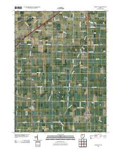 Arlington Ohio Historical topographic map, 1:24000 scale, 7.5 X 7.5 Minute, Year 2010