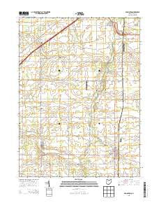 Arlington Ohio Historical topographic map, 1:24000 scale, 7.5 X 7.5 Minute, Year 2013