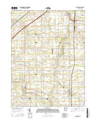 Arlington Ohio Current topographic map, 1:24000 scale, 7.5 X 7.5 Minute, Year 2016